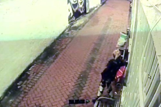 Pazarda Hırsızlık Güvenlik Kamerasına Yansıdı