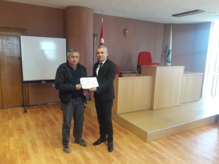 Yükümlü Kursiyerlere Sertifika Töreni