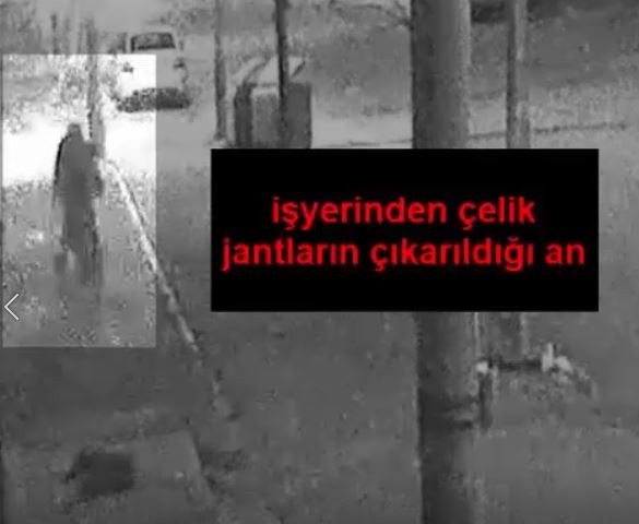 Mont Ve Çelik Jant Hırsızları Yakalandı