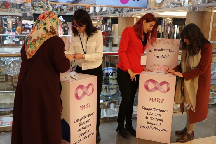 Kadınlar Hayallerini “Hayal Kutularına” Yazdı