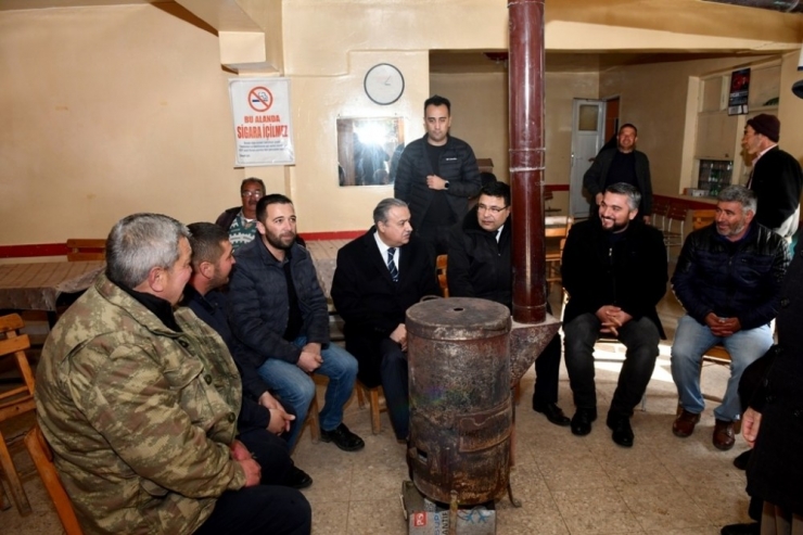 Vali Su, Tepeköy Mahallesinde İncelemelerde Bulundu