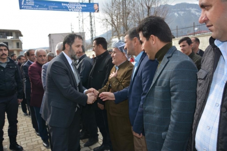 Ak Parti Derecik İlçe Başkanlığı Yeni Yerine Taşındı