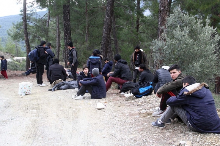 Seydikemer’de 32 Düzensiz Göçmen Yakalandı