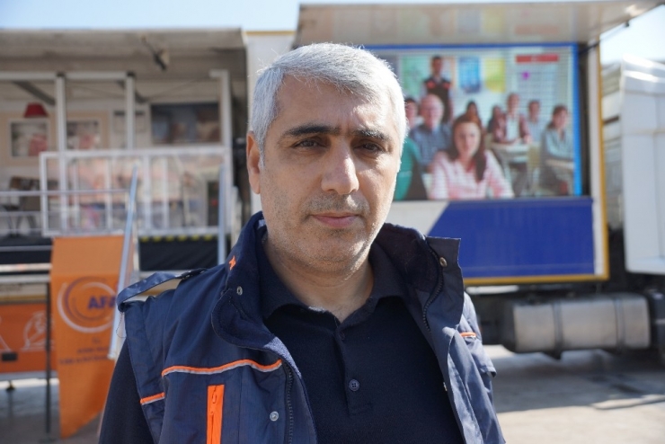 Deprem Similasyon Tırı’nda Deprem Anını Yaşadılar