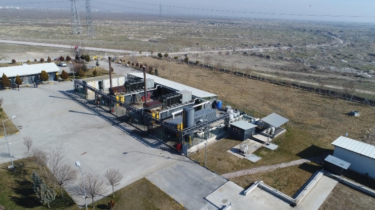 Konya’da Metan Gazından 1 Yılda 78 Milyon Kilowatt Elektrik Üretildi