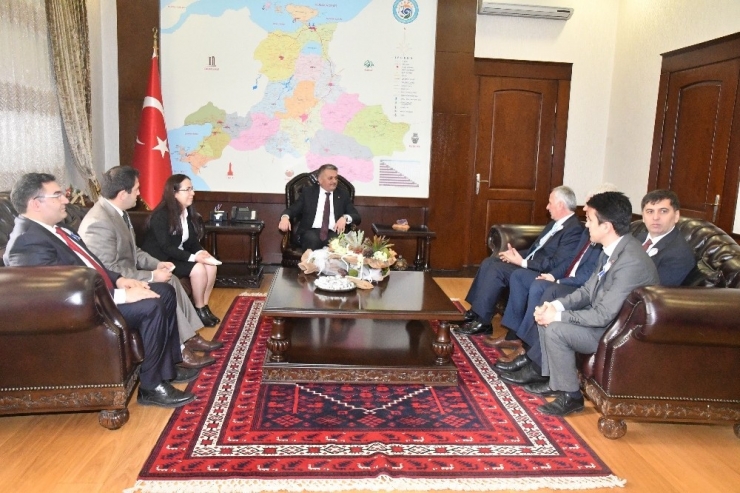 Vergiciler Vali Yazıcı’yı Ziyaret Etti