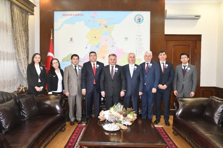 Vergiciler Vali Yazıcı’yı Ziyaret Etti