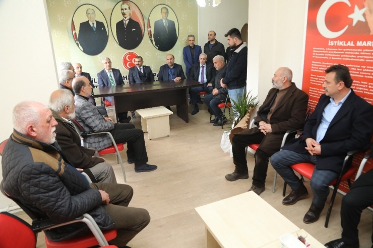 Başkan Güder’den Mhp’li İlhan’a Hayırlı Olsun Ziyareti