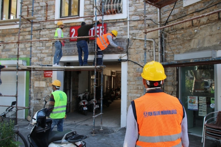 Bodrum Gıda Çarşısı’nda Çalışmalar Hız Kazandı