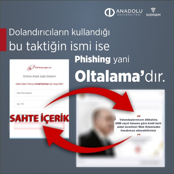 Anadolu Üniversitesi Dolandırıcılıklara Karşı Uyardı