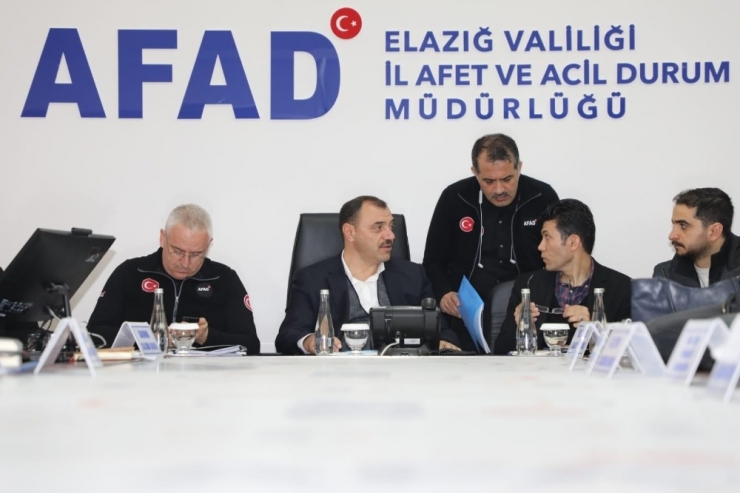 Elazığ Depremi "Koordinasyon Toplantısı"