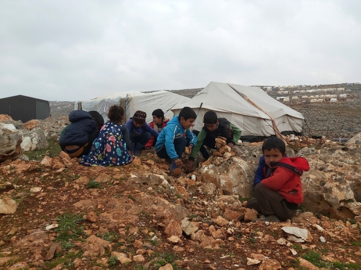 Suriye’de 500 Bin Çocuk Yerinden Edildi