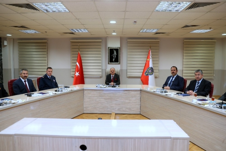İl Güvenlik Ve Asayiş Koordinasyon Toplantısı Gerçekleşti
