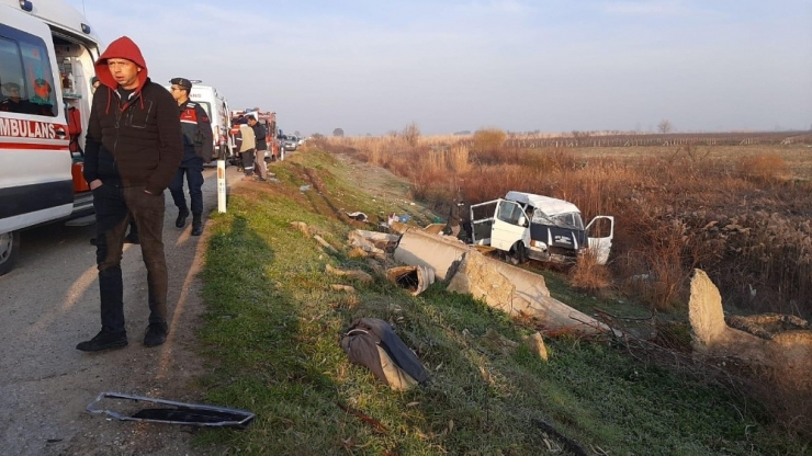 Kazada Yaralanan İşçi Hayatını Kaybetti