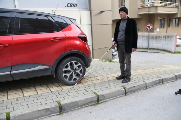 Engelliler, Zabıta Ekipleriyle Birlikte Kaldırım İşgâli Denetimi Yaptı