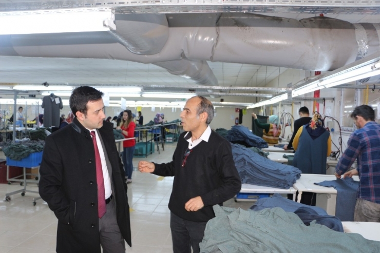 Kaymakam Fırat: "İstihdam Sağlayanları Destekliyoruz"