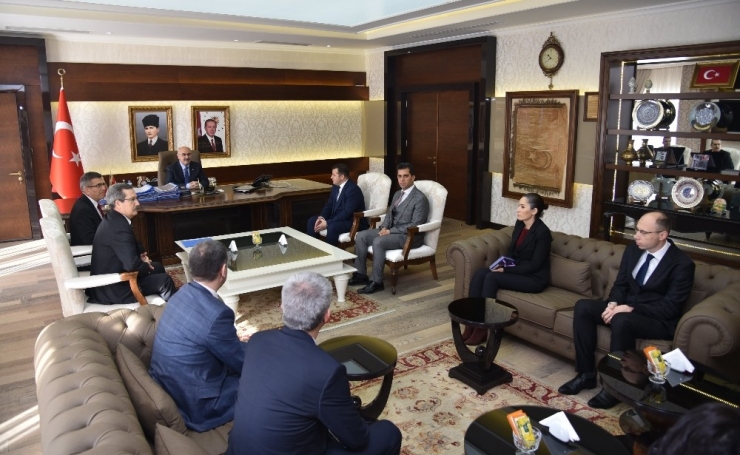 Vergi Dairesi Başkanı Müsevitoğlu, Vali Köşger’i Ziyaret Etti