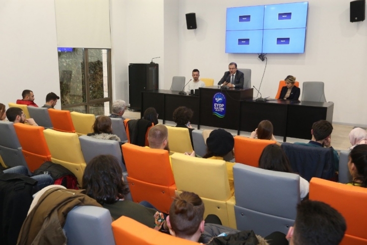 Erasmus Öğrencilerinden Başkan Deniz Köken’e Ziyaret