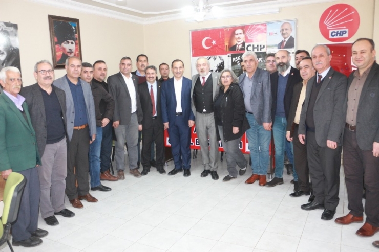 Ak Parti Heyetinden Chp Adıyaman İl Başkanlığına Ziyaret