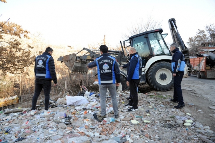 Altındağ’da Kaçak Hurdacılara Denetim