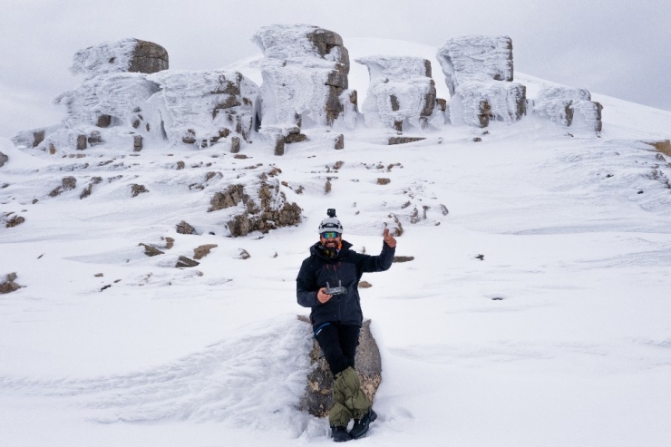 Dünya Harikası Nemrut Dağı’nın Eşsiz Güzelliği Havadan Görüntülendi