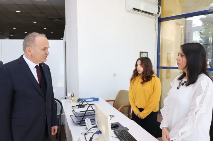 Başkan Özlü Bilgi Aldı