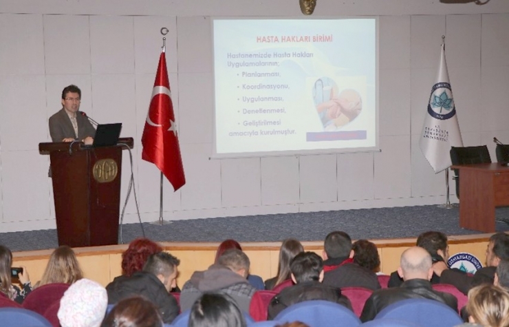 Esogü Hastanesi Personeline Hasta Hakları Eğitimi Verildi