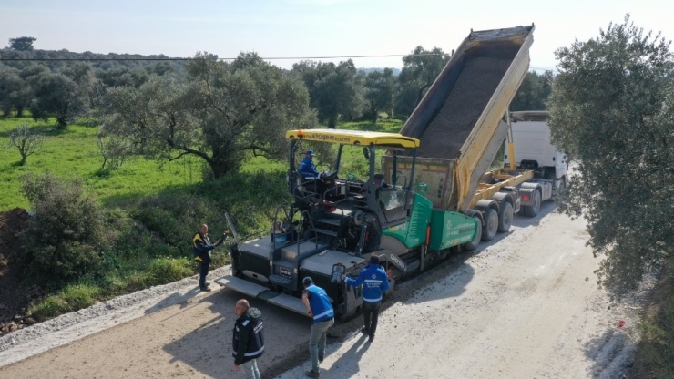 Aydın Büyükşehir Belediyesi Germencik’in Yollarını Yeniliyor