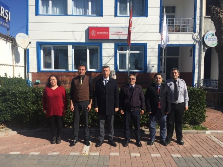 Kaymakam Sırmalı’dan Liman Başkanı Uykur’a “Hayırlı Olsun” Ziyareti