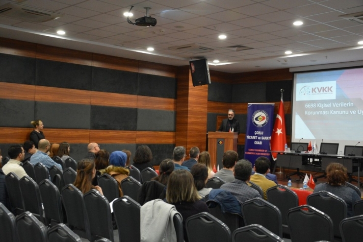 Çorlu Tso’dan Kvkk Eğitimi