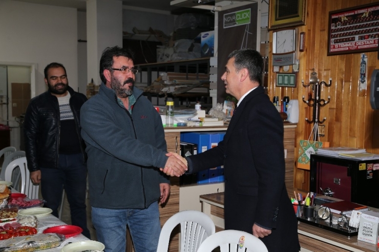 Başkan Şimşek Esnaf Toplantıları’na Devam Ediyor