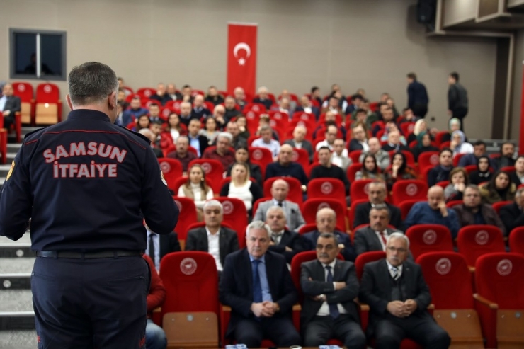İlkadım Belediyesi Personeline Yangın Eğitimi