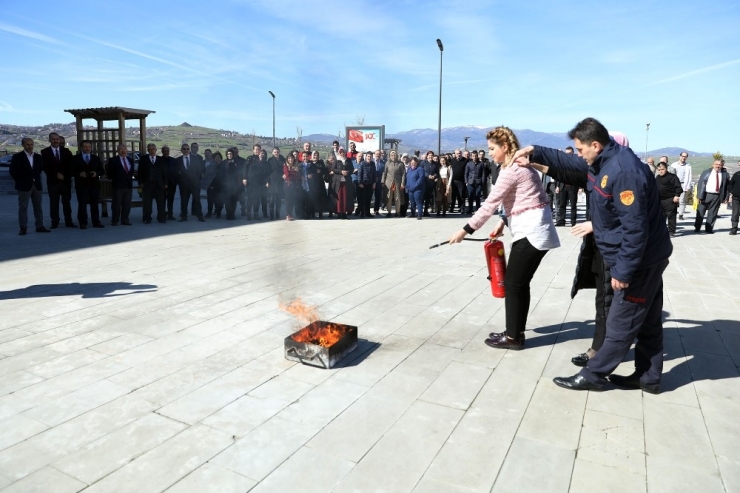 İlkadım Belediyesi Personeline Yangın Eğitimi