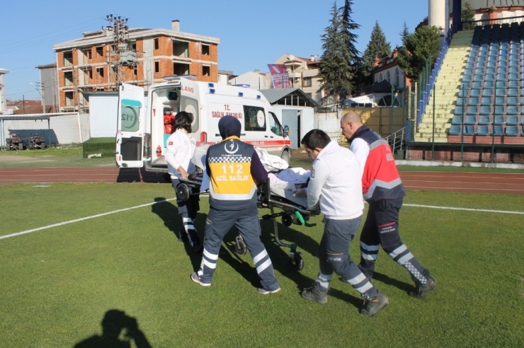 Svo Hastası Helikopter İle Düzce’ye Nakledildi