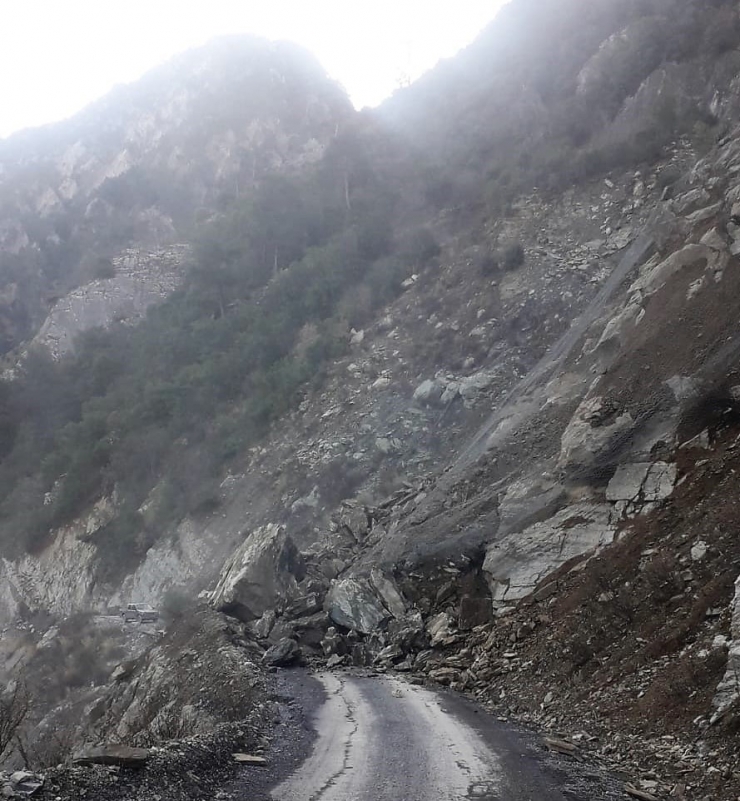 Heyelan Anı Kamerada