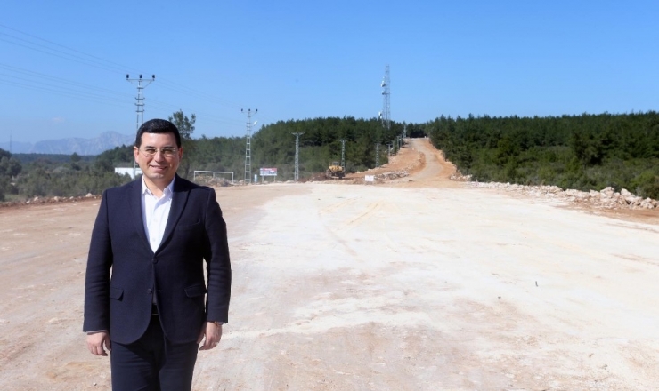 Masa Dağı Yolu Genişletiliyor