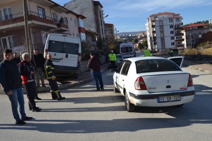 Kontrolden Çıkan Kamyonet Evin Bahçesine Girerek Durabildi, 1 Yaralı