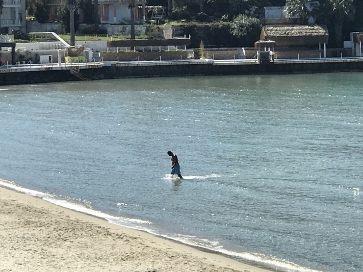 Kuşadası’nda Şubat Ayında Deniz Keyfi