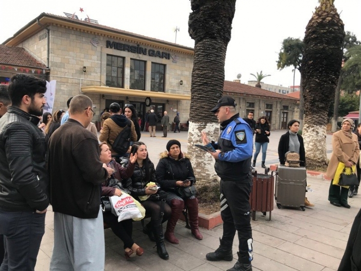 Polis, Tren Garlarında Vatandaşları Uyarıyor