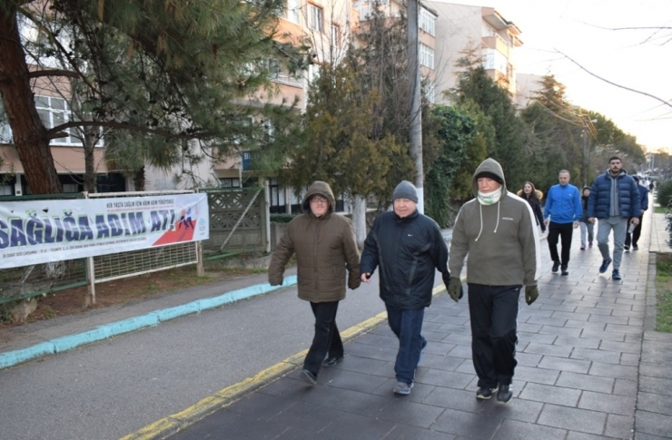 İhsaniye’de Sağlık Yürüyüşü