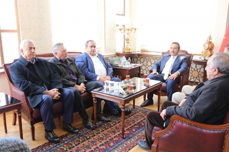 Köy Muhtarları Vali Mantı İle Çalışmaları Değerlendirdi