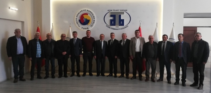 Aydın Vergi Dairesi Başkanı Cemil Müsevitoğlu’ndan Aydın Ticaret Borsası’na Ziyaret