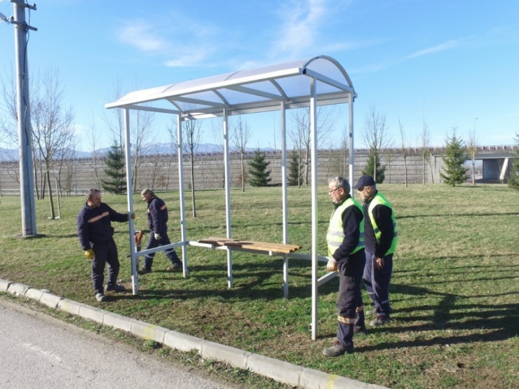 Durak Montajları Tamamlandı