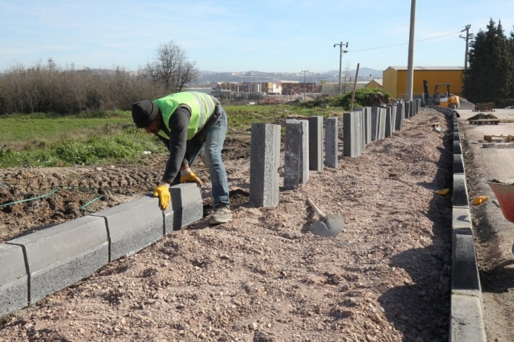 Kamyoncular Garajı Asfaltlanıyor