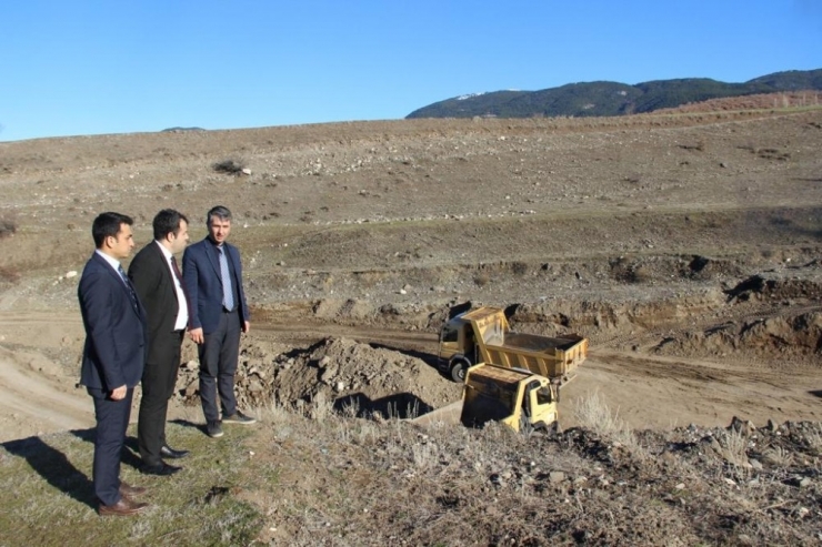 Hamamözü’nde Köy Yollarında Çalışmalar