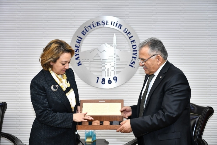 Kültür Ve Turizm Bakan Yardımcısı Özgül Özkan Yavuz Başkan Büyükkılıç’ı Ziyaret Etti