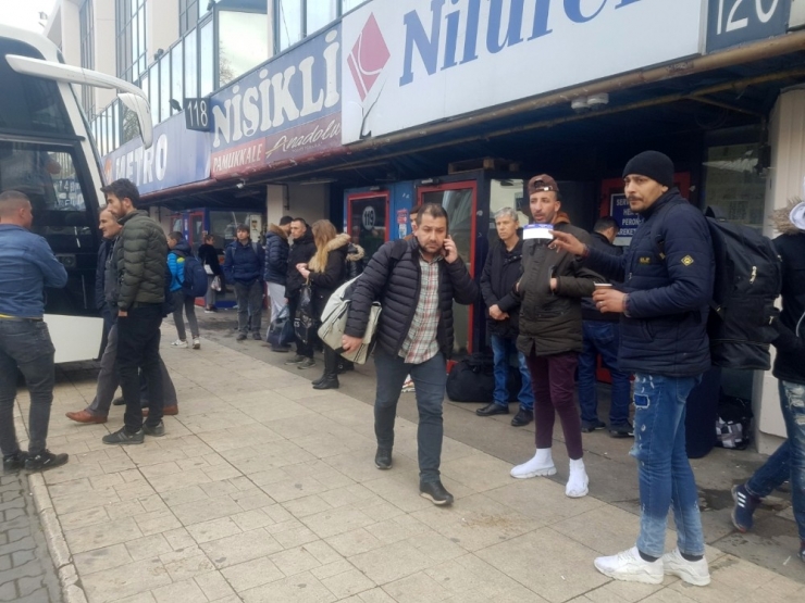 15 Temmuz Demokrasi Otogarı’nda Mülteci Yoğunluğu