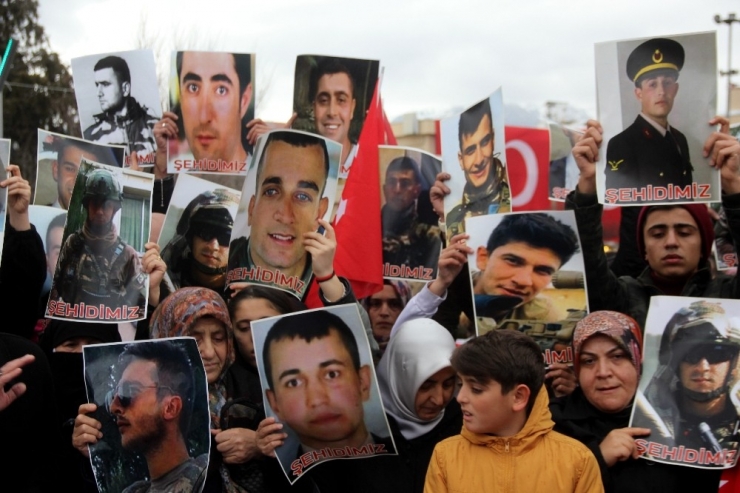 Erzincan’da Şehide Saygı Yürüyüşü