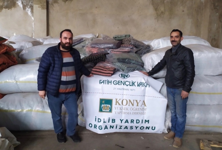 İstanbul’dan Hayırseverlerden İdlib’e Destek