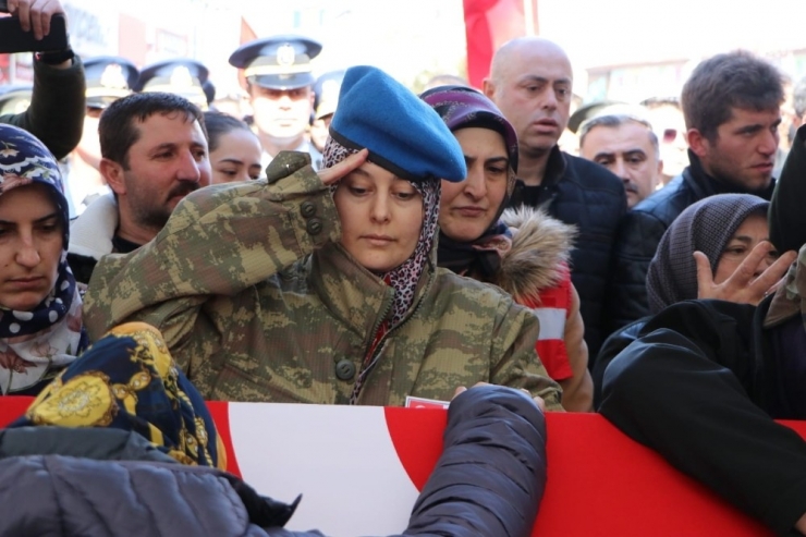 İdlib Şehidi Son Yolculuğuna Uğurlanıyor